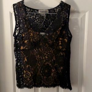 Brooks Brothers Lace top, Size 8